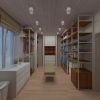 дизайн интерьера гардеробной комнаты