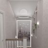 дизайн интерьера коридора, интерьер коридора в классическом стиле, зеркало в интерьере, интерьер лестницы, ниша в интерьере, фотопечать