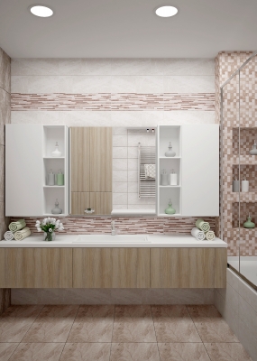 дизайн интерьера ванной, интерьер ванной, проект ванной, дизайн санузла.
