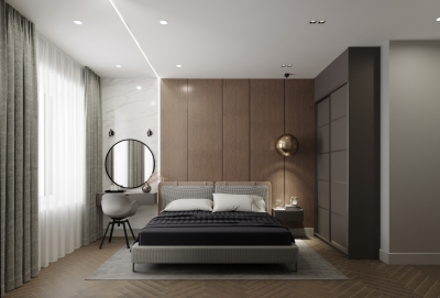 дизайн спальни, дизайн интерьера спальни, интерьер спальни, спальня в современном стиле, дизайн-проект спальни, дизайн спальной комнаты