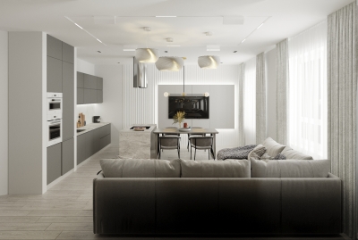 дизайн интерьера гостиной, дизайн гостиной, интерьер гостиной в современном стиле, 3д панели, дизайн-проект гостиной